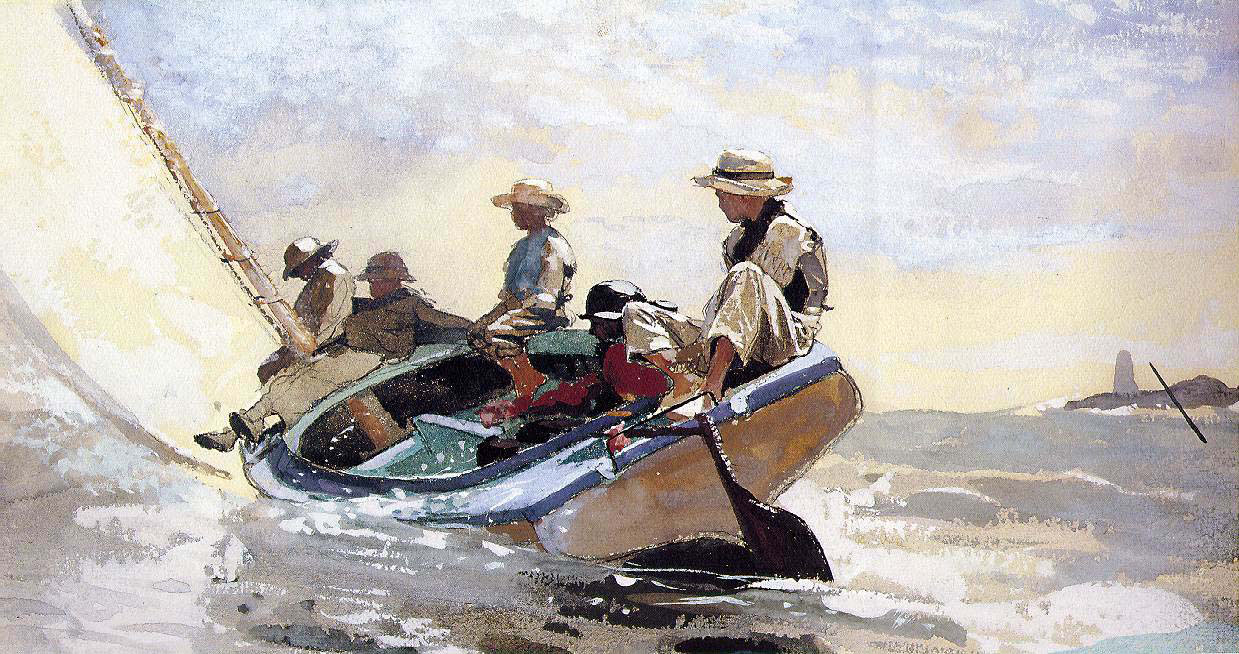 Sailing the Cat Boat